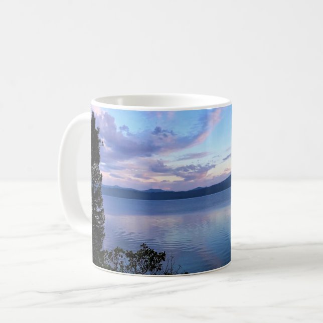 Sunset at Crescent Lake, OR Coffee Mug (Front Left)