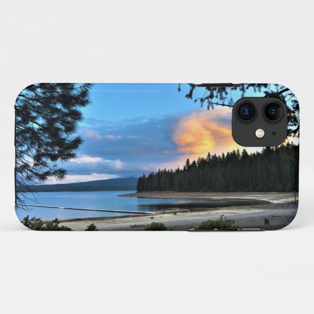 Sunset at Crescent Lake, Oregon Case-Mate iPhone Case (Back (Horizontal))