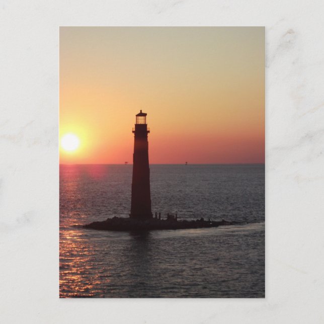 Sunset at Daughin Island Postcard (Front)