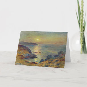 Sunset at Douarnenez Holiday Card