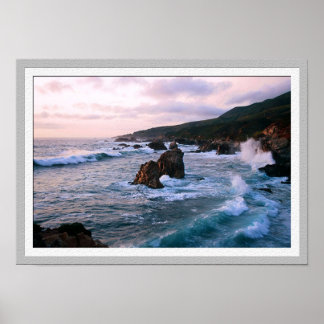 Sunset at Garrapata Poster