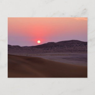 Sunset at Gobabeb, Namibia Postcard