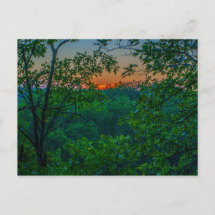 Sunset at Highbanks Metropark, Columbus, Ohio Postcard