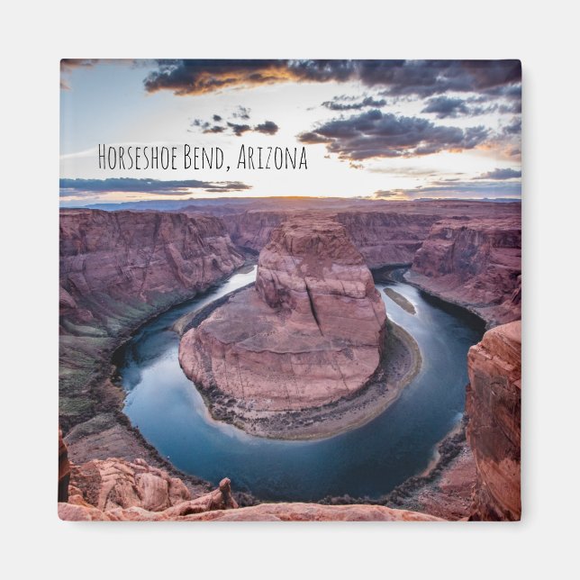 Sunset at Horseshoe Bend Magnet (Front)