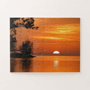 Sunset at Key West, Florida Jigsaw Puzzle