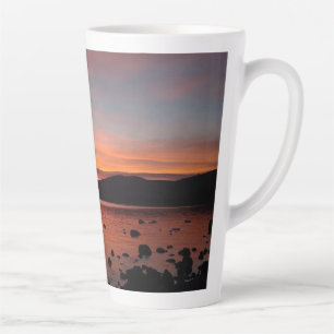 Sunset at Lake Tahoe Latte Mug