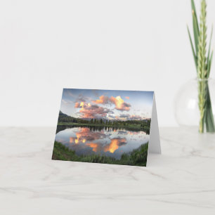 Sunset at Little Molas Lake - Colorado Trail Card