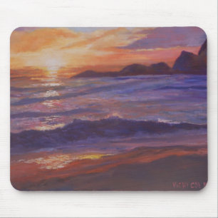 Sunset at Martin's Beach Half Moon Bay Mouse Pad