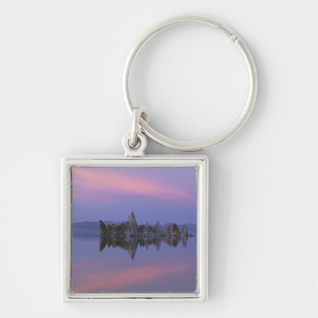 Sunset at Mono Lake, CA. Key Ring (Front)