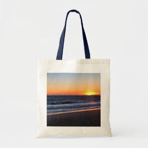 Sunset at Newport Beach, California Tote Bag