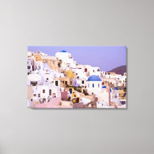 Sunset at Oil, Santorini 2 Canvas Print