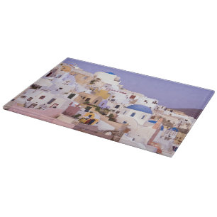 Sunset at Oil, Santorini 2 Cutting Board