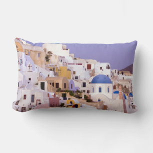 Sunset at Oil, Santorini 2 Lumbar Cushion