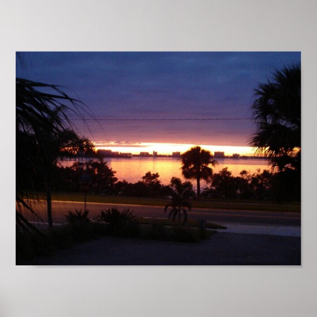"Sunset at Old Clearwater Bay" poster (Front)