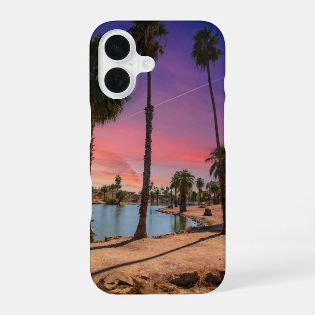 Sunset at Papago Park IPhone Case (Back)