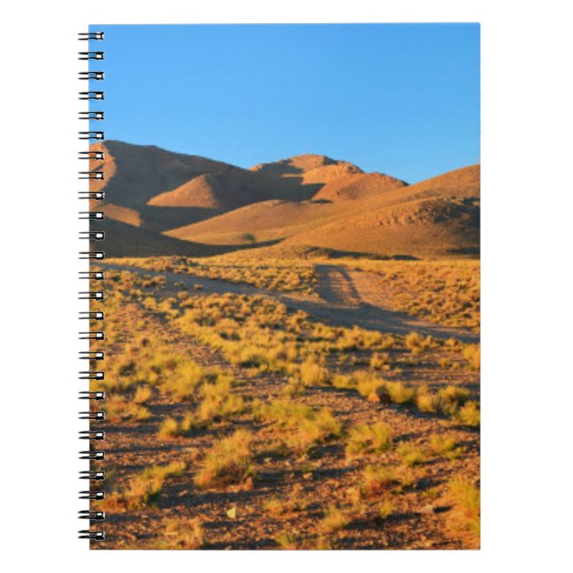 Sunset At Paramillos Notebook (Front)