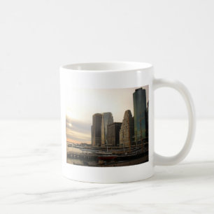Sunset at Pier 17, South Street Seaport, New York Coffee Mug