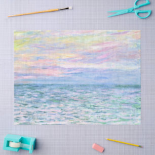 Sunset at Pourville by Claude Monet, Tissue Paper