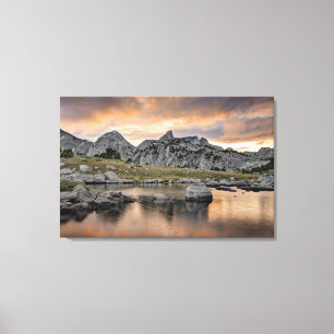 Sunset at Pyramid Lake Canvas Print