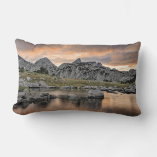 Sunset at Pyramid Lake Lumbar Cushion