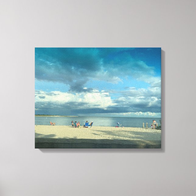 Sunset at Ropes Beach, Cape Cod Canvas Print (Front)