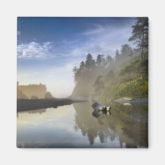Sunset at Ruby Beach, Olympic National Park, Magnet (Front)