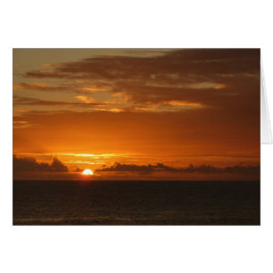 Sunset at Sea I Tropical Colourful Seascape