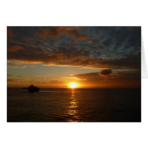 Sunset at Sea II Tropical Seascape