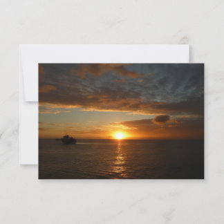 Sunset at Sea II Tropical Seascape