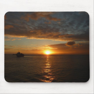 Sunset at Sea II Tropical Seascape Mouse Pad