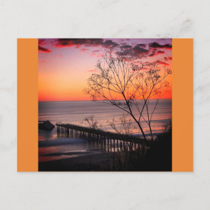 Sunset at Seacliff postcard