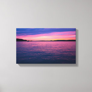 Sunset at Seneca Lake, Ohio Canvas Print