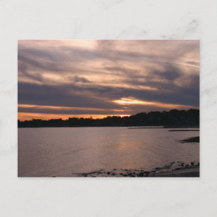 Sunset at Sherwood Island Postcard