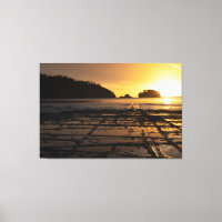 Sunset at Tessellated Pavement Tasmania Australia