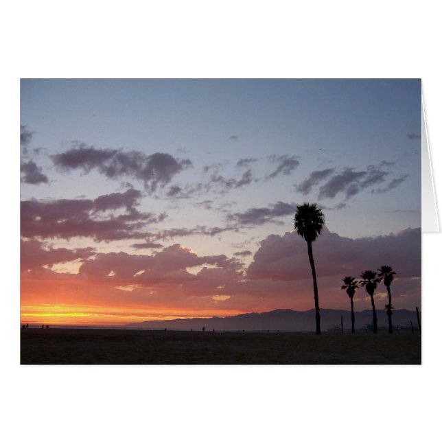 sunset at the beach. (Front Horizontal)