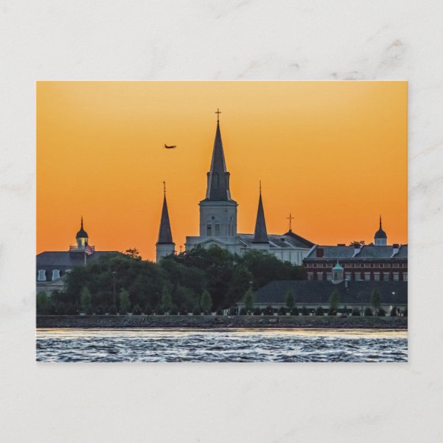 Sunset at the Cathedral Postcard (Front)