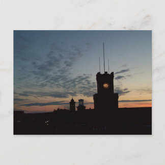 Sunset at The Clocktower Postcard