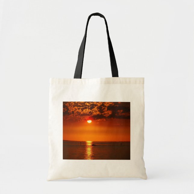 Sunset at the Lake Constance Tote Bag (Front)