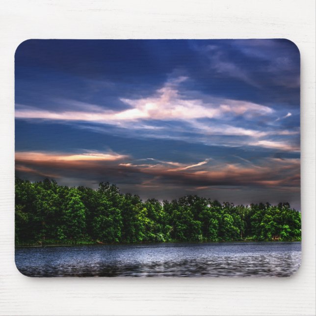 Sunset At The Lake Mousepad (Front)