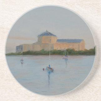 sunset at the shedd coaster