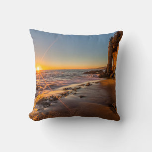 Sunset at Victoria Beach 2 Cushion