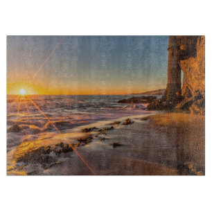 Sunset at Victoria Beach 2 Cutting Board