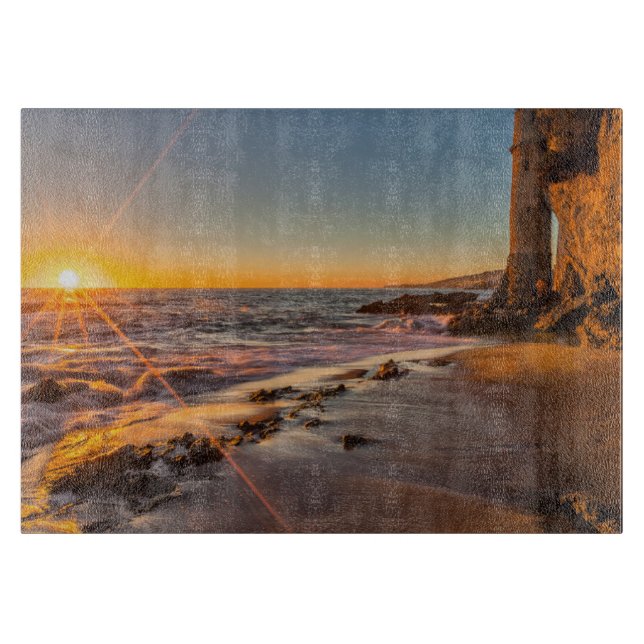 Sunset at Victoria Beach 2 Cutting Board (Front)