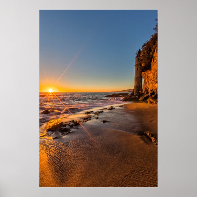 Sunset at Victoria Beach 2 Poster (Front)