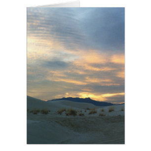 Sunset at White Sands