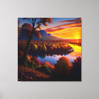 Sunset Autumn Splendour View Landscape 2