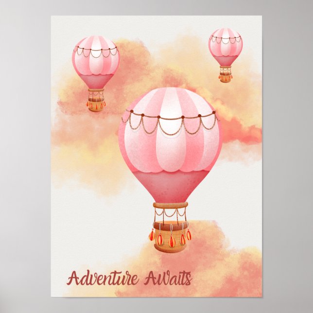 Sunset Aventure Awaits Poster (Front)