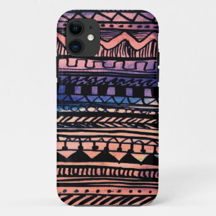 Sunset Aztec Pattern iPhone 11 Case