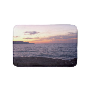 Sunset bath mat