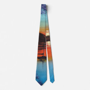 Sunset bay tie